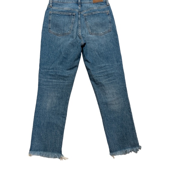Madewell Women’s Size 28 Distressed Hem The Perfect Vintage Jean - Picture 4 of 5